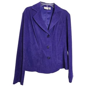 Kim Rogers Women's Purple Blazer Size 6P